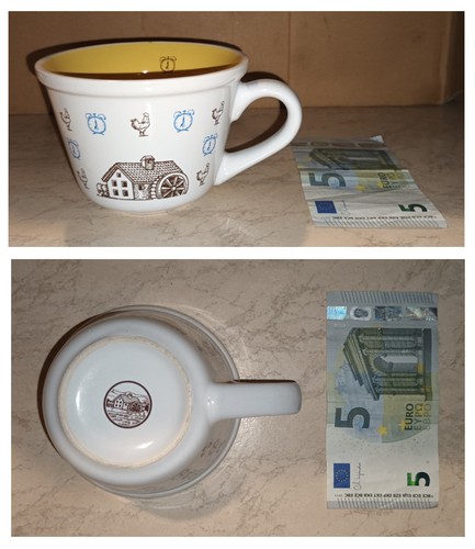 Tazza gialla arancione