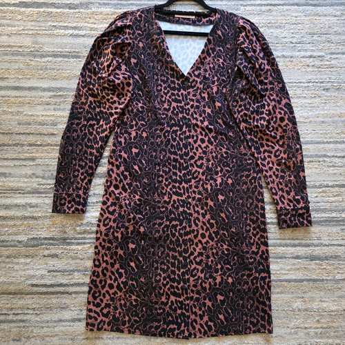 Abito con stampa leopardata