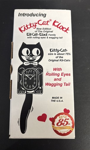 Kit cat klock classic - kit-cat, nero