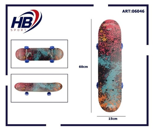 Skateboard skate legno - skateboard, in
