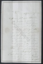Lettera con autografo del