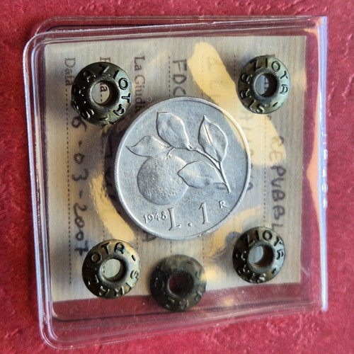 Lira 1948 arancia perizia - arancia,