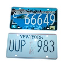 lotto 2 targhe auto usa