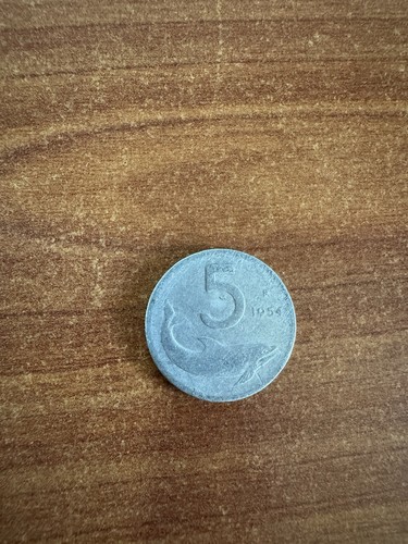 Moneta lire del - 5,