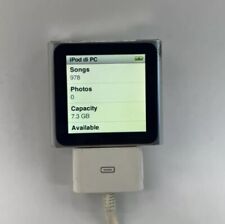 Apple ipod nano 6th gen 8gb grigio BATTERIA KO mp3 touch usato spedizione rapida