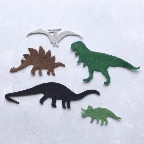 Felt dinosauri - felt, die