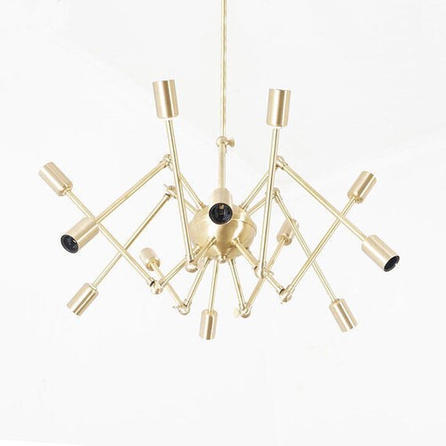 Moderno braccio ottone 12 - ottone,