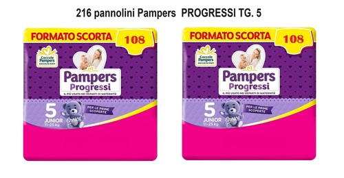 216 pannolini pampers - pannolini,