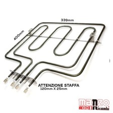 Resistenza superiore doppia grill forno rex electrolux zanussi 3570337018