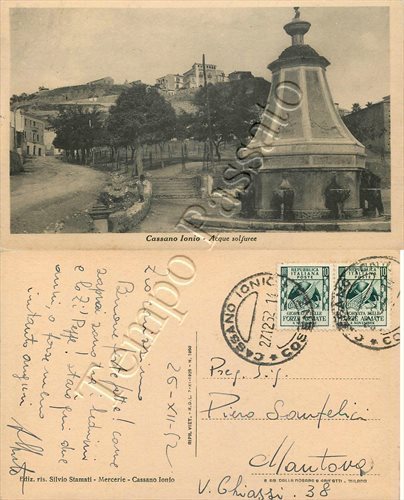 Cartolina cassano - cartolina,