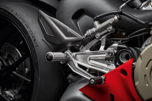 Pare talons carbone ducati - carbone,