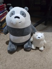 We Bare Bears Lot of 2 Plush -