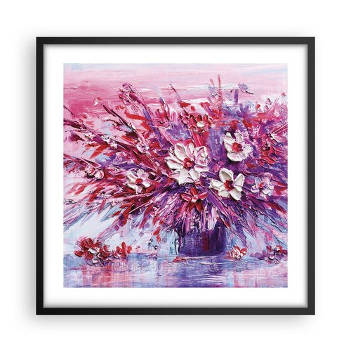 Poster 50x50cm impasto fiori - poster,