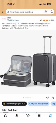 Set due mixi carry on - set,