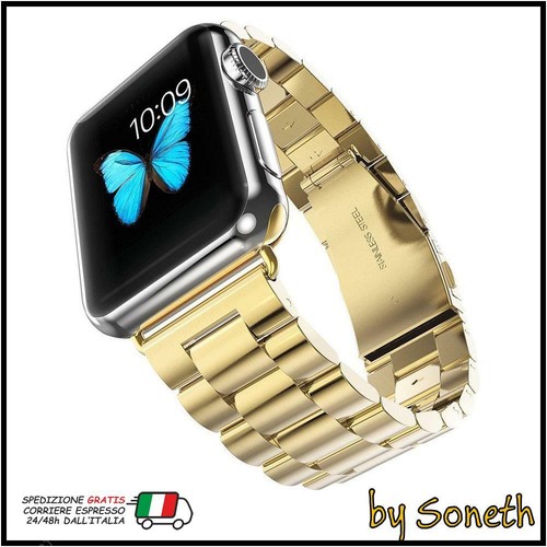 Cinturino metallo per apple - in,