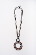 Collana artistica. Colorata. Pezzo unico e originale: HOLIMPYO