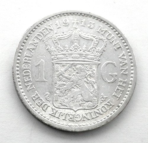 Olanda fiorino 1913 argento - 1,