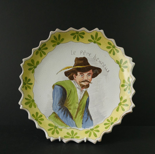 Quimper french faience - h,