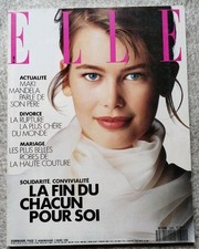 French Magazine Elle Mar.1990