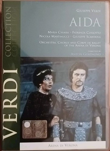 Dvd opera aida giuseppe - aida,