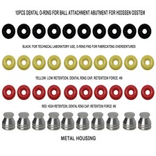 10PCS O-ring dentale per
