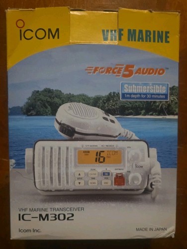 Icom m302 vhf radio - ic-m302, barca