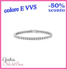 BRACCIALE TENNIS IN ORO BIANCO