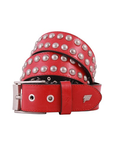 Cintura pelle borchiata - cintura,