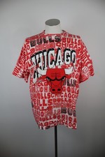 SALEM CHICAGO BULLS MAGLIA UOMO TG. XL MAN T-SHIRT VINTAGE CASUAL 100% COTONE