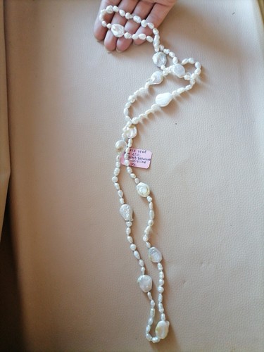 Collana 120 perle vere - collana,