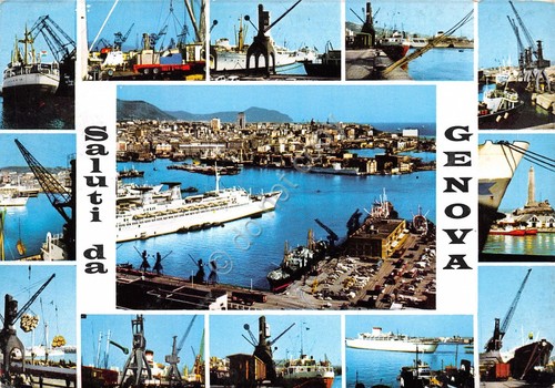 Cartolina genova vedute - cartolina,