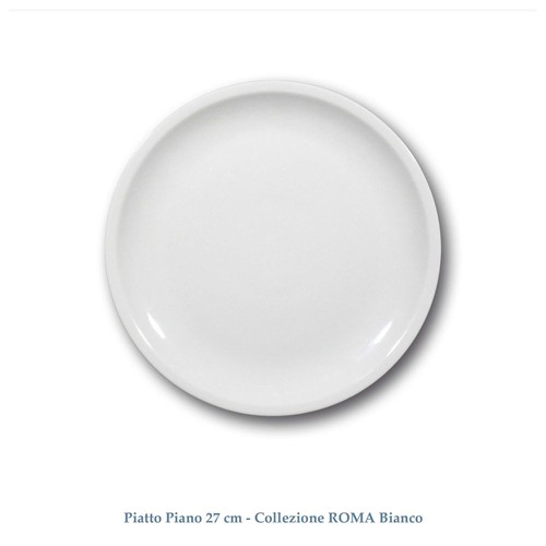 Piatto piano roma bianco - piatto, 27