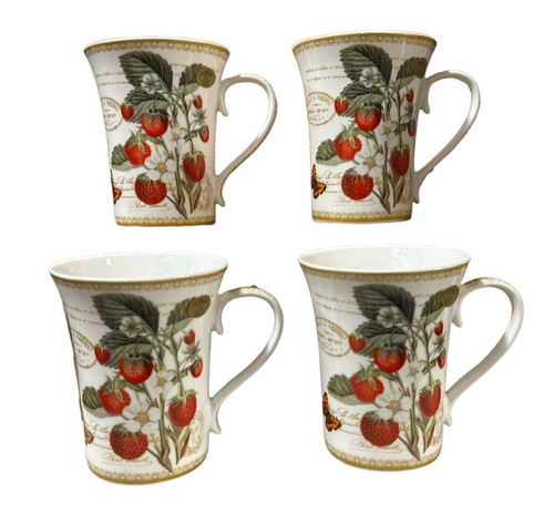 Tazze fragole set - fragole, tazzine