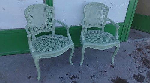 Coppia poltrone roccaile con - coppia,