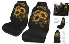 Coprisedili Auto Fiore Giallo