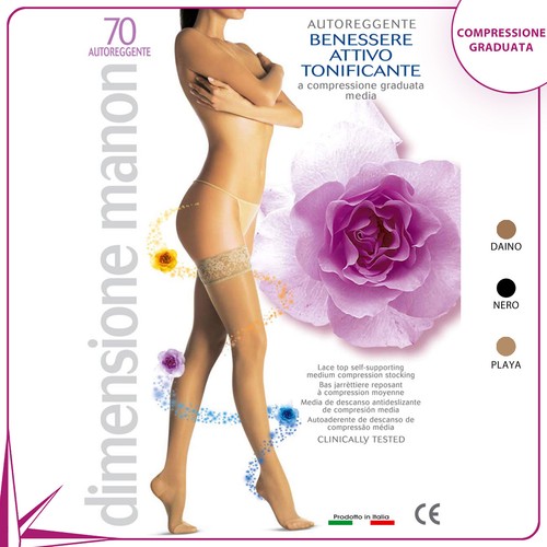 Calze autoreggenti riposanti
