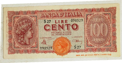 Italia banconota lire - °°°,