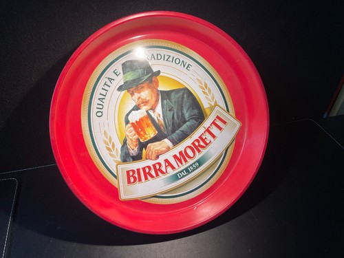 Birra moretti vassoio vintage - vassoio,