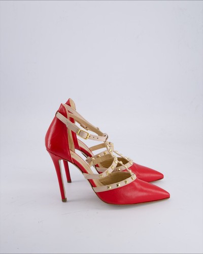 Décolleté ovye pelle rosso - ovye,