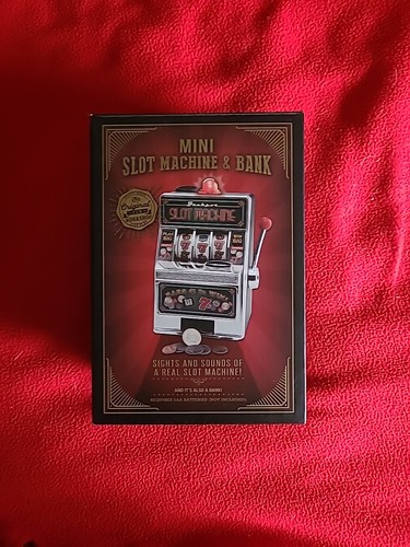 Mini slot machine and bank - slot,