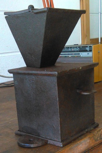 Antico grande macinino ferro - antico,