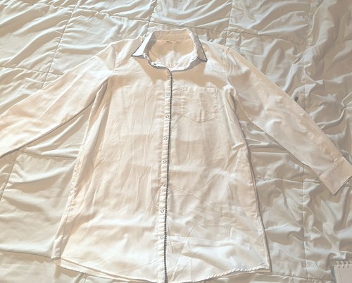 Zara 1975 denim - denim, button