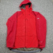 Giacca attrezzatura montagna uomo media rossa Goretex Pro giacca a vento impermeabile trekking