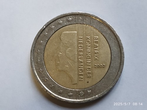 Moneta euro olanda 2002 - 2,