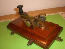 tasto telegrafico tasto morse FERROVIE DELLO STATO telegraph key telegrafia PT  