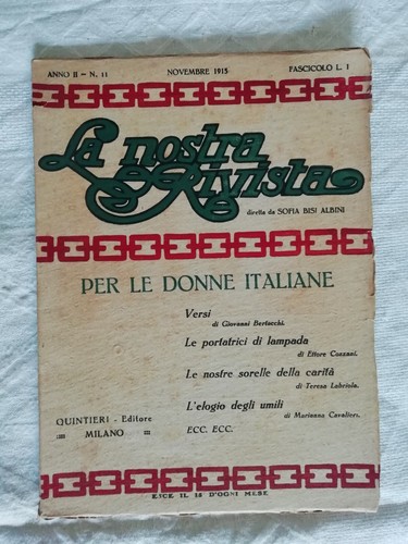 Nostra rivista anno - la,