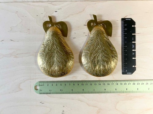 Brass two pear - (bras0013),