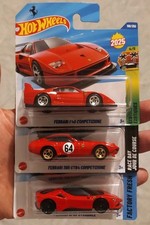 Lotto 3 Hot Wheels Ferrari: F40, SF90, 365 GTB4 2025 1:64