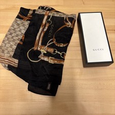 Sciarpa lunga Gucci 100% seta