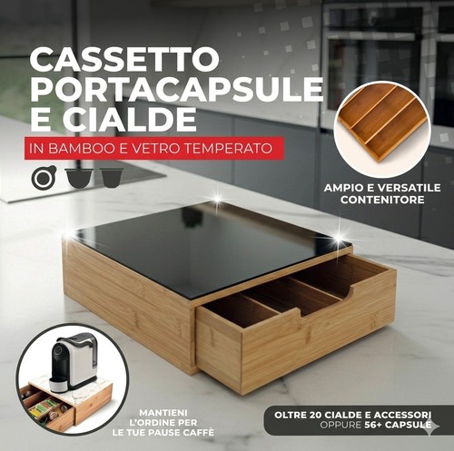 Cassetto portacapsule caffè - portacapsule,